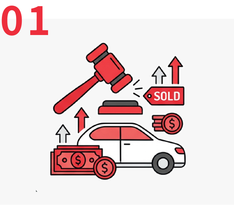 01 オークションで売ります